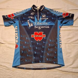 Liberty Seguros team cycling shirt by Giordana,very good condition size L, 51 cm