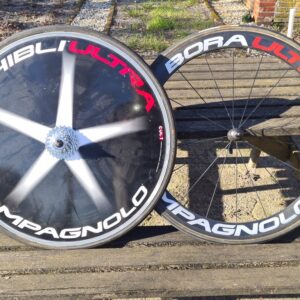 Campagnolo Ghibli and Bora Ultra 2 wheelset.