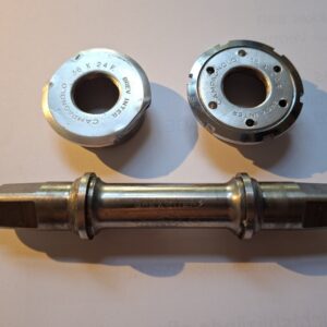 Campagnolo Super Record Titanium 2nd generation Bottom Bracket Axle and Cups